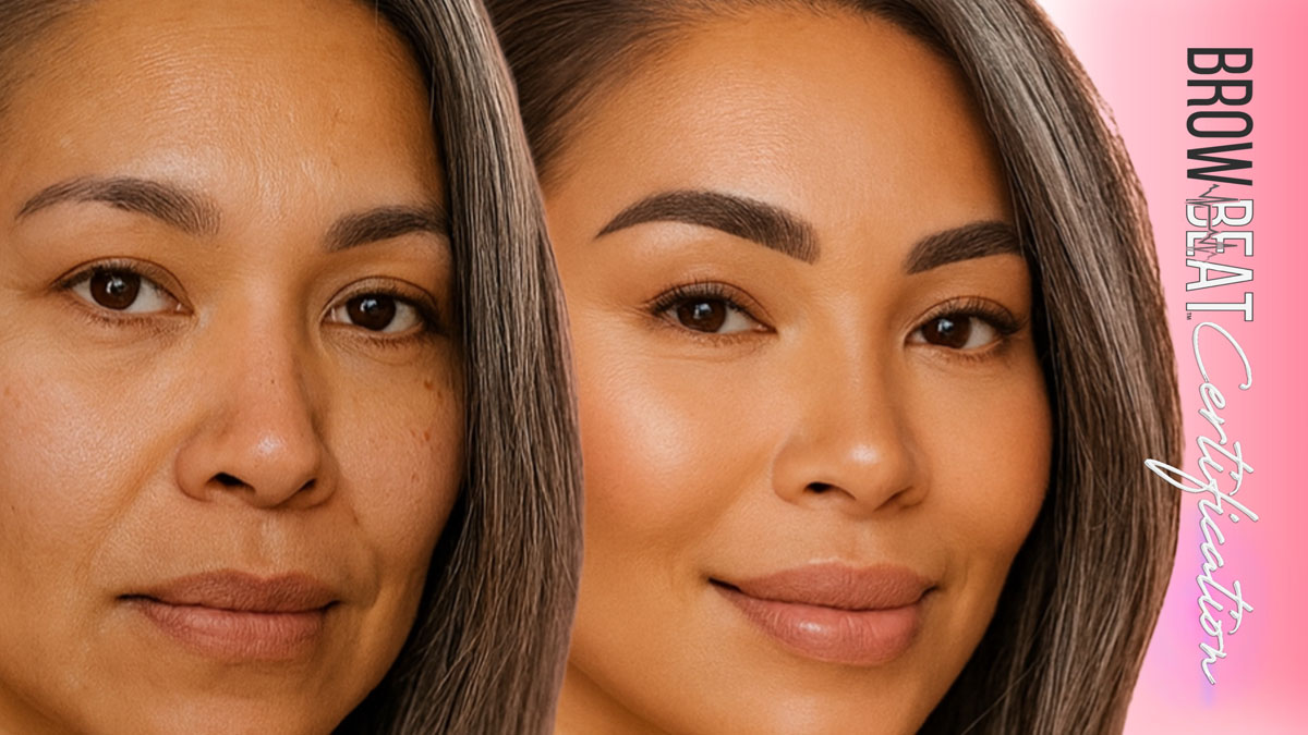 Recognized for excellence in microblading, ombre and combo brow certification PMU academy Dallas, microblading training Texas