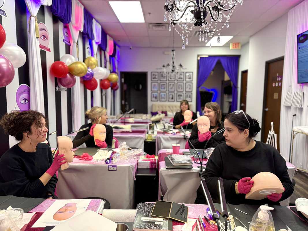 ombre brow training USA, combo brow education PMU training Dallas, microblading certification Texas