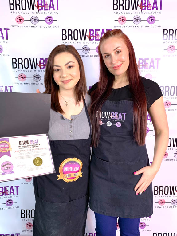 BrowBeat Studio Dallas Advanced Microblading Training Certification