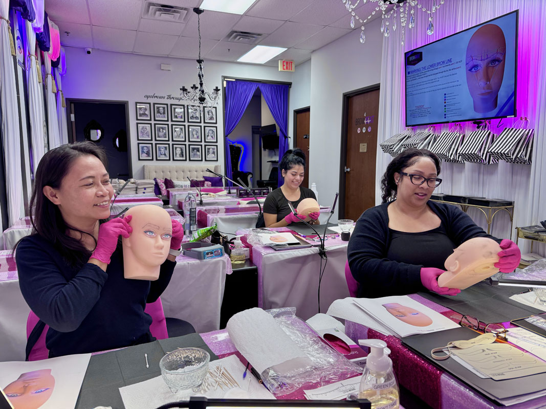 Texas PMU Experts | BrowBeat Studio Microblading and Shading Certification PMU academy Dallas, microblading course Texas