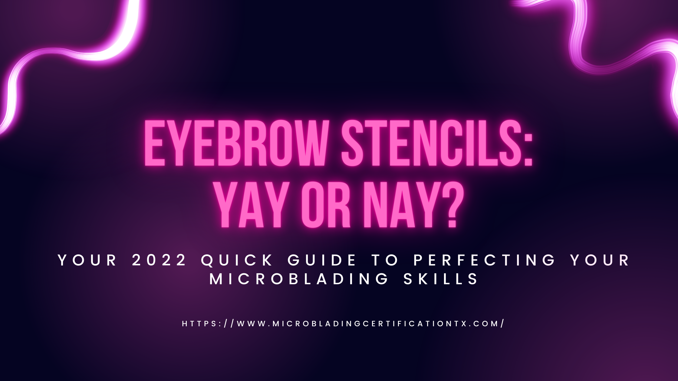 Eyebrow stencils