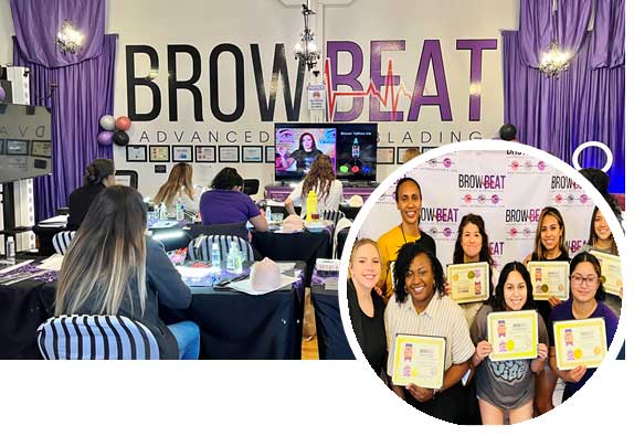 Microblading and ombré Powder Brow Certification