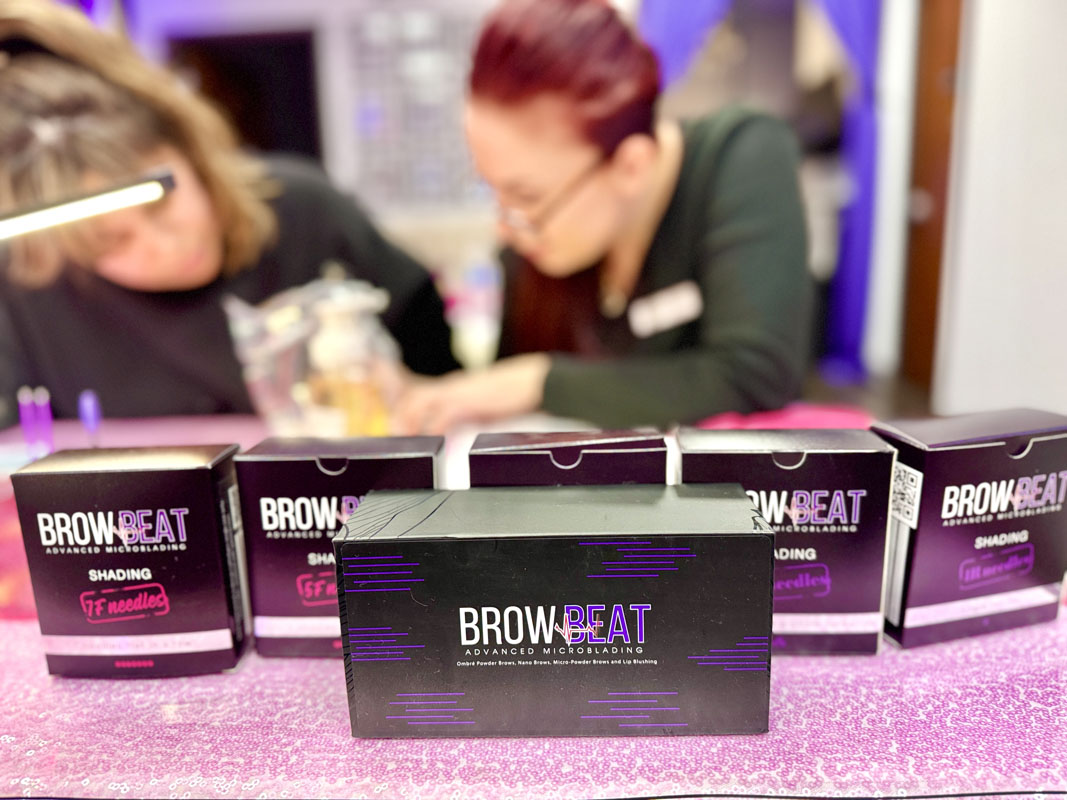 Professional PMU kit for microblading and ombré powder brow certification Dallas