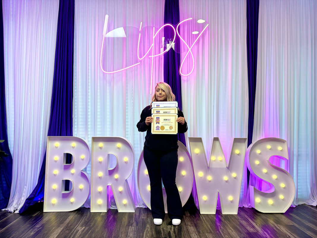 Texas microblading certification graduation